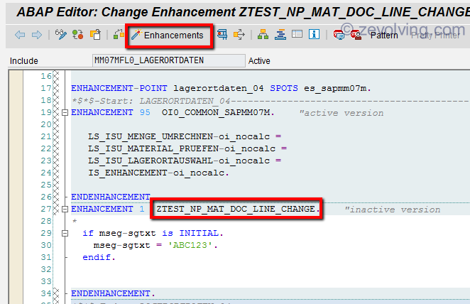 abap-enhancement-framework-explicit-enhancement-point-implementation