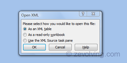 xml tools add in excel 2013