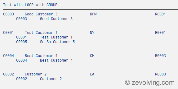 ABAP_740_Loop_Group_Example_3_Output