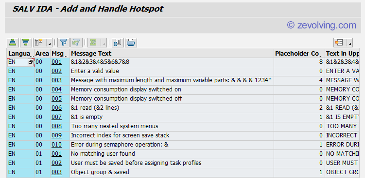 SALV_IDA_Hotspot_Hyperlink_Handling