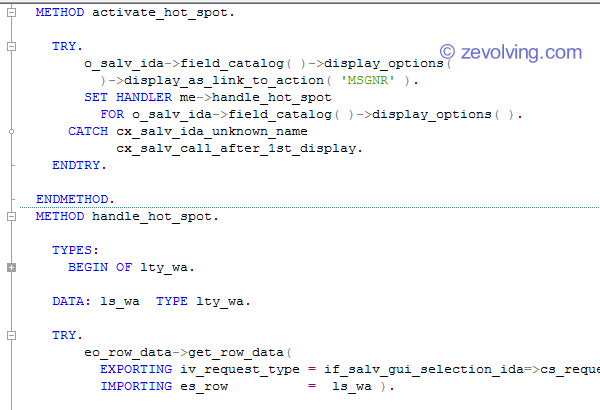 SALV_IDA_Hotspot_Hyperlink_Handling_code